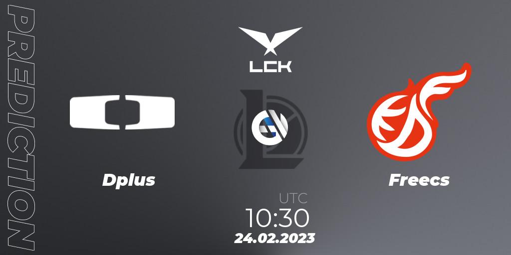 Dplus - Freecs: Maç tahminleri. 24.02.23, LoL, LCK Spring 2023 - Group Stage