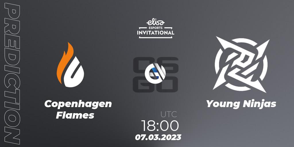 Copenhagen Flames - Young Ninjas: Maç tahminleri. 07.03.23, CS2 (CS:GO), Elisa Invitational Winter 2023