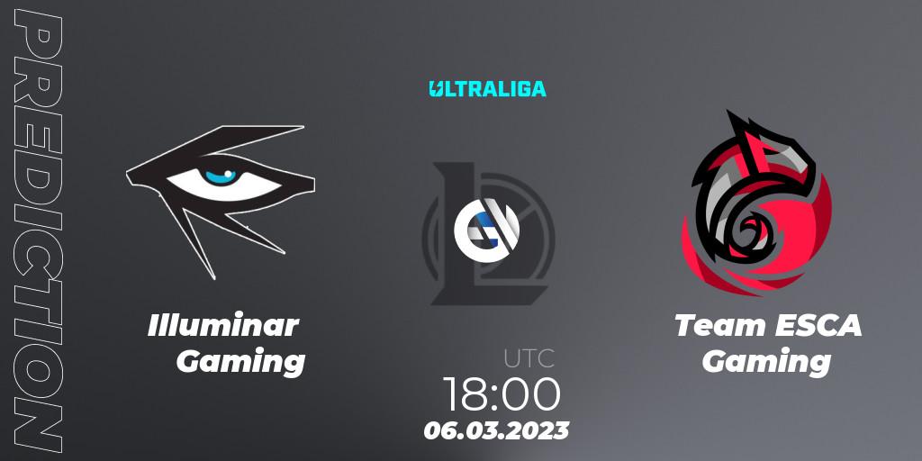 Illuminar Gaming - Team ESCA Gaming: Maç tahminleri. 06.03.2023 at 18:00, LoL, Ultraliga Season 9 - Group Stage