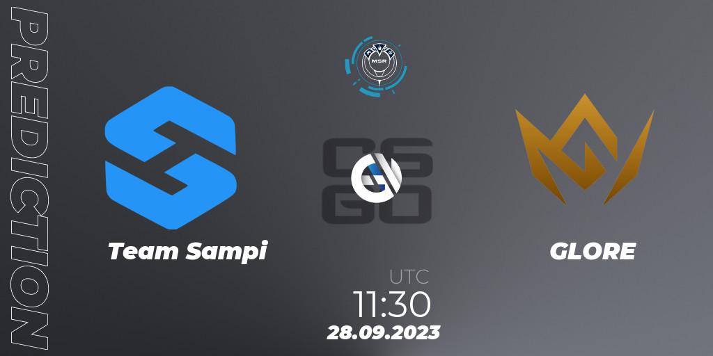 Team Sampi - GLORE: Maç tahminleri. 28.09.2023 at 18:55, Counter-Strike (CS2), Slovak National Championship 2023