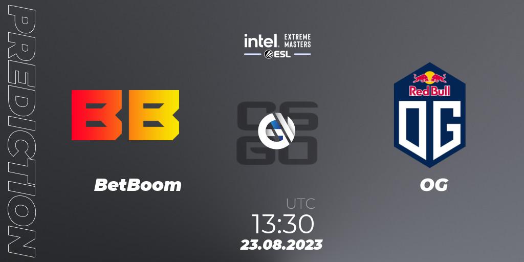 BetBoom - OG: Maç tahminleri. 23.08.2023 at 13:30, Counter-Strike (CS2), IEM Sydney 2023 Europe Closed Qualifier