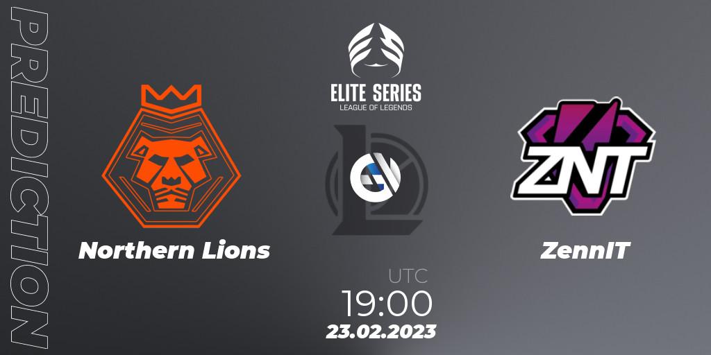 Northern Lions - ZennIT: Maç tahminleri. 23.02.2023 at 19:00, LoL, Elite Series Spring 2023 - Group Stage