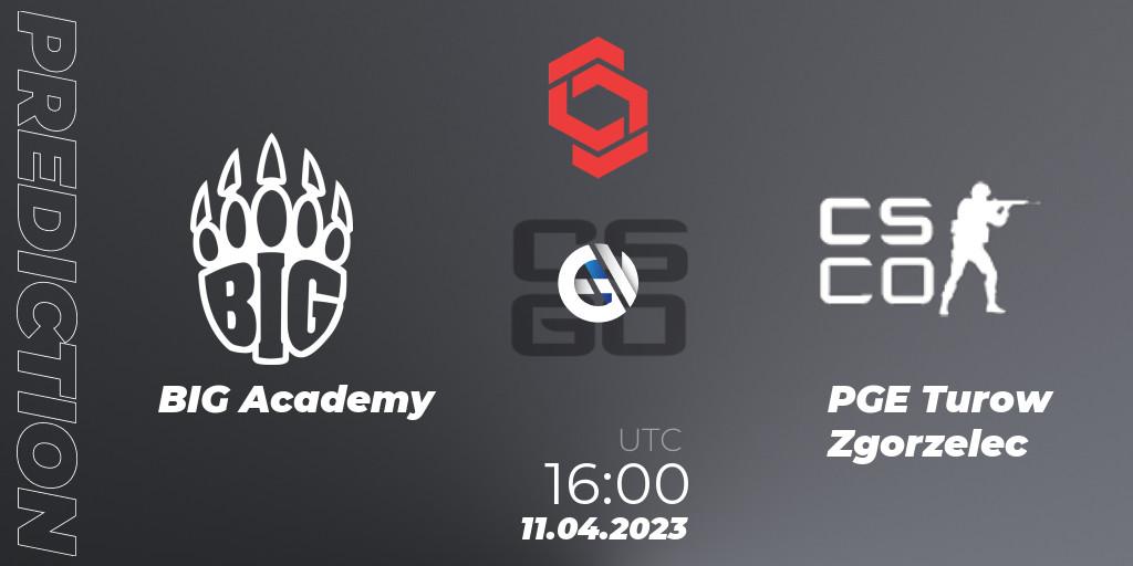 BIG Academy - PGE Turow Zgorzelec: Maç tahminleri. 11.04.2023 at 16:00, Counter-Strike (CS2), CCT Central Europe Series #6: Closed Qualifier