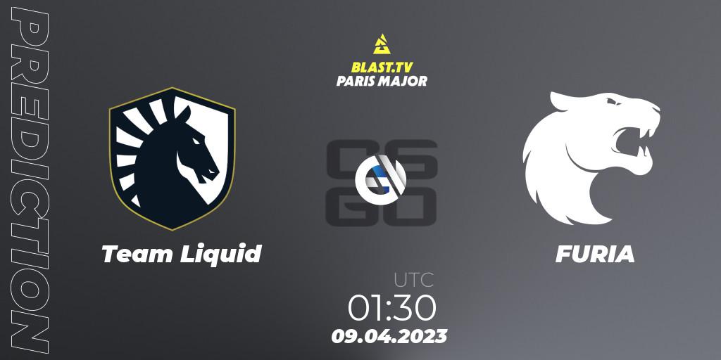Team Liquid - FURIA: Maç tahminleri. 09.04.2023 at 02:00, Counter-Strike (CS2), BLAST.tv Paris Major 2023 Americas RMR