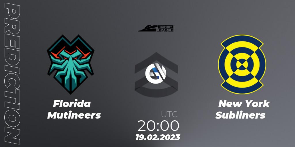 Florida Mutineers - New York Subliners: Maç tahminleri. 19.02.2023 at 20:00, Call of Duty, Call of Duty League 2023: Stage 3 Major Qualifiers