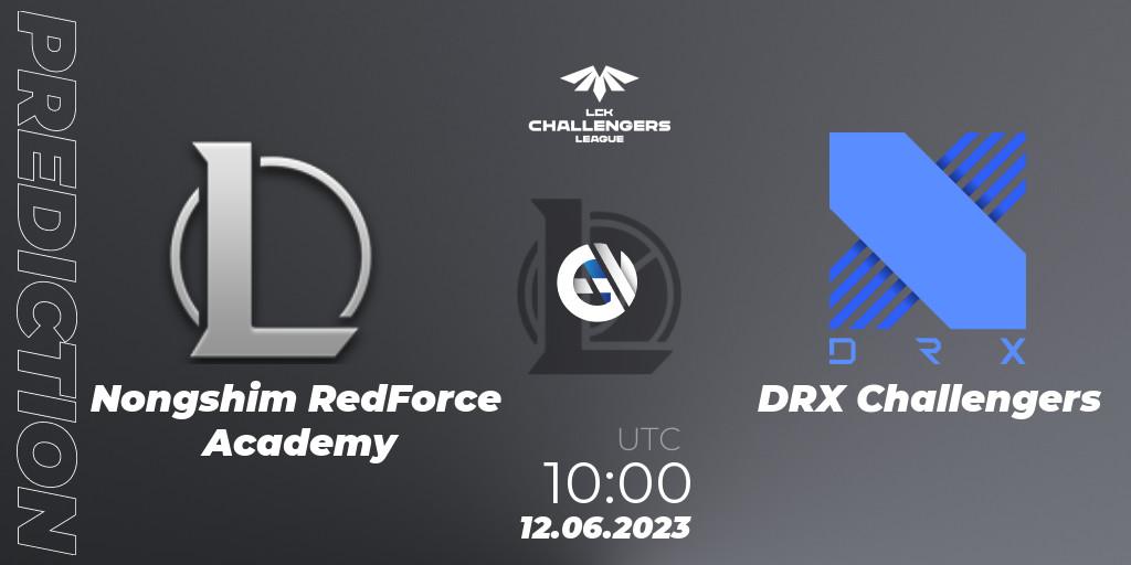 Nongshim RedForce Academy - DRX Challengers: Maç tahminleri. 12.06.23, LoL, LCK Challengers League 2023 Summer - Group Stage