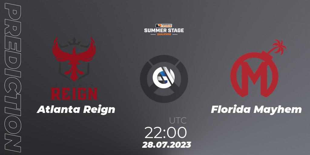 Atlanta Reign - Florida Mayhem: Maç tahminleri. 28.07.23, Overwatch, Overwatch League 2023 - Summer Stage Qualifiers