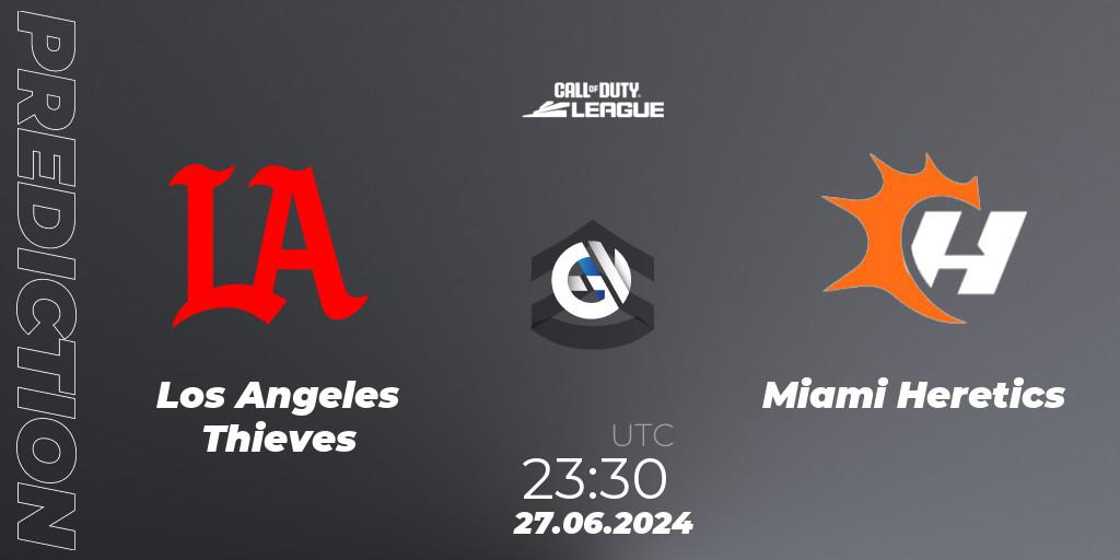 Los Angeles Thieves - Miami Heretics: Maç tahminleri. 27.06.2024 at 23:30, Call of Duty, Call of Duty League 2024: Stage 4 Major
