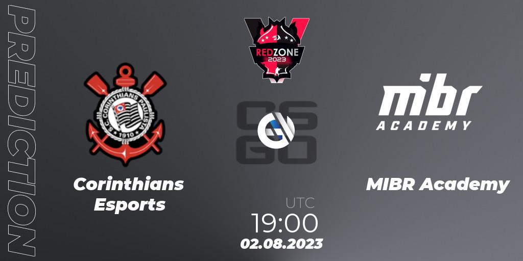 Corinthians Esports - MIBR Academy: Maç tahminleri. 02.08.2023 at 19:00, Counter-Strike (CS2), RedZone PRO League Season 5
