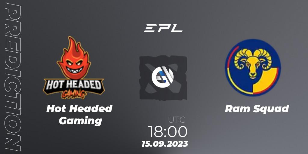 Hot Headed Gaming - Ram Squad: Maç tahminleri. 15.09.2023 at 15:03, Dota 2, European Pro League Season 12