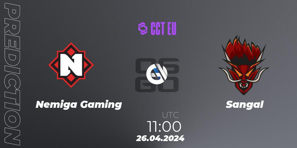 Nemiga Gaming - Sangal: Maç tahminleri. 26.04.24, CS2 (CS:GO), CCT Season 2 Europe Series 1