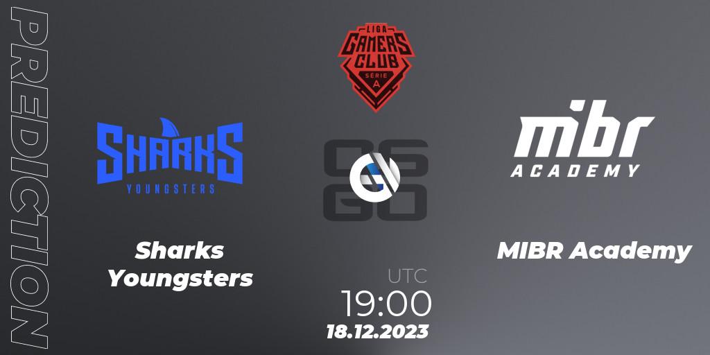 Sharks Youngsters - MIBR Academy: Maç tahminleri. 18.12.2023 at 19:00, Counter-Strike (CS2), Gamers Club Liga Série A: December 2023