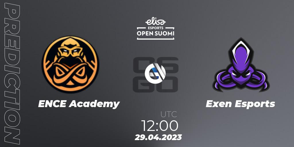 ENCE Academy - Exen Esports: Maç tahminleri. 29.04.2023 at 12:00, Counter-Strike (CS2), Elisa Open Suomi Season 5
