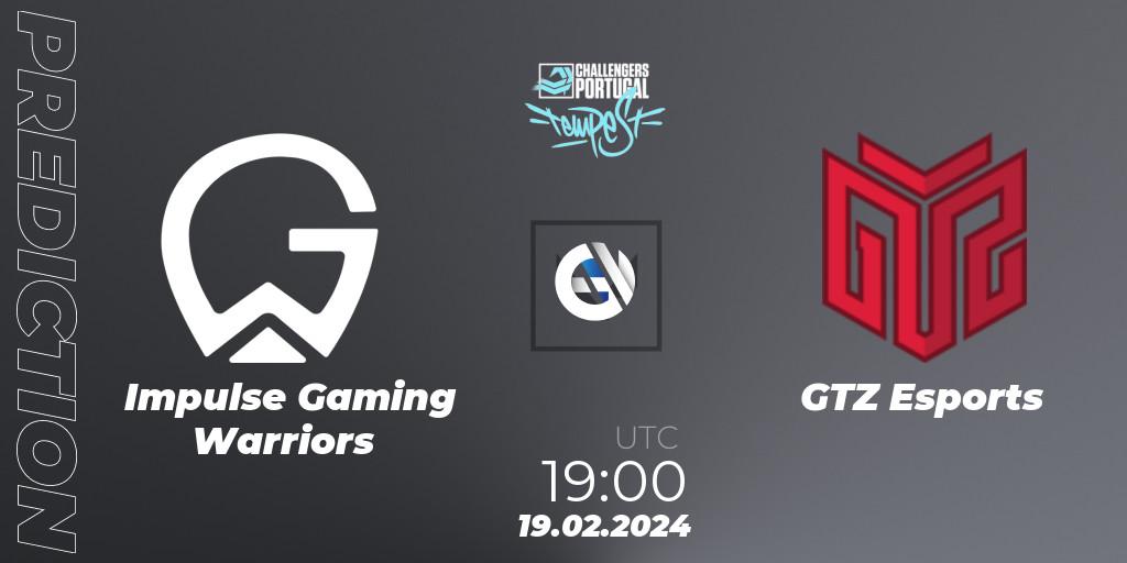 Impulse Gaming Warriors - GTZ Esports: Maç tahminleri. 19.02.2024 at 19:00, VALORANT, VALORANT Challengers 2024 Portugal: Tempest Split 1