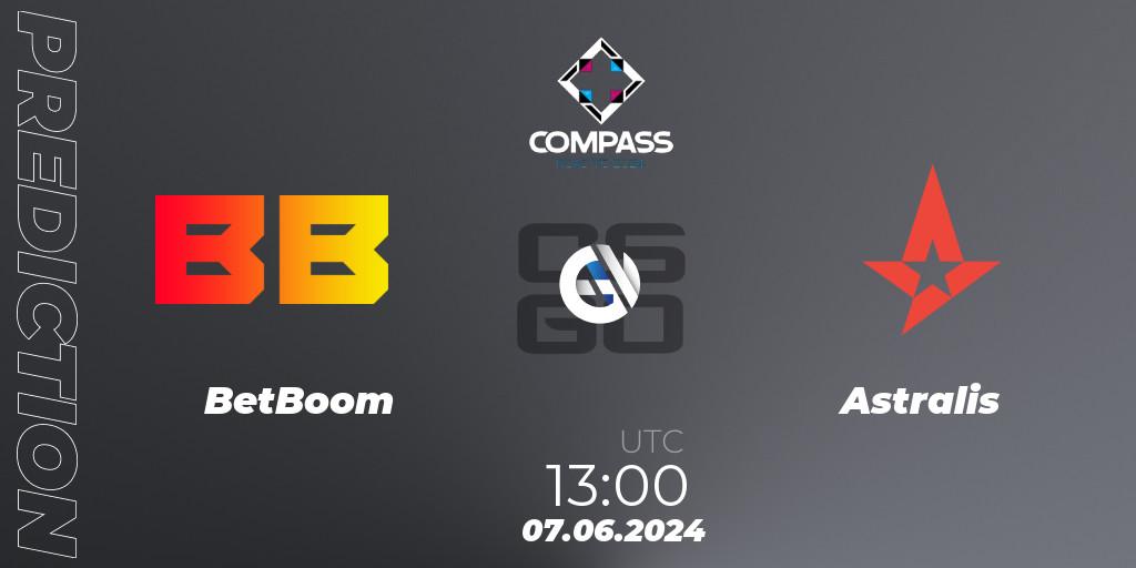 BetBoom - Astralis: Maç tahminleri. 07.06.2024 at 13:15, Counter-Strike (CS2), YaLLa Compass 2024