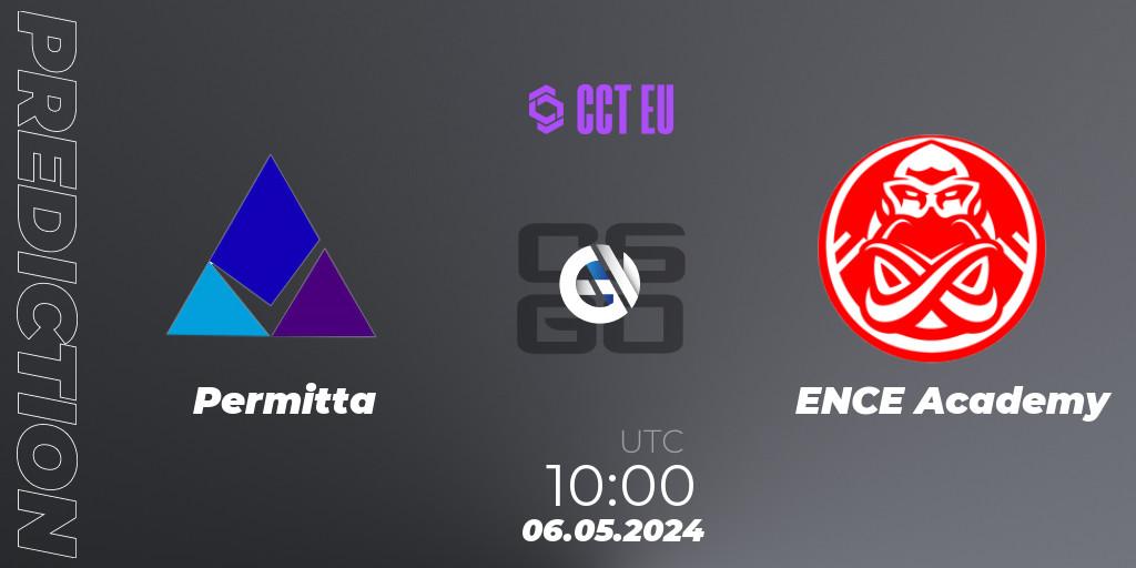 Permitta - ENCE Academy: Maç tahminleri. 06.05.2024 at 10:00, Counter-Strike (CS2), CCT Season 2 Europe Series 2 