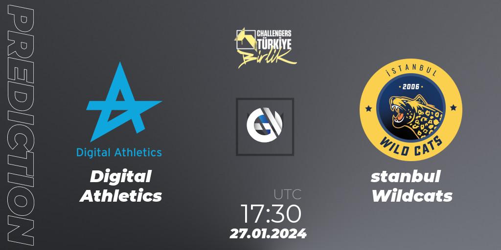 Digital Athletics - İstanbul Wildcats: Maç tahminleri. 27.01.2024 at 17:00, VALORANT, VALORANT Challengers 2024 Turkey: Birlik Split 1