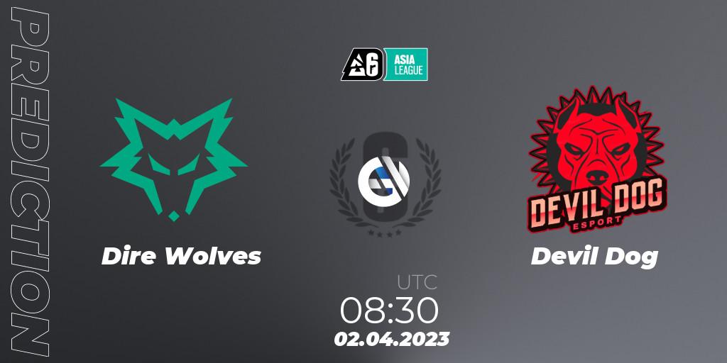 Dire Wolves - Devil Dog: Maç tahminleri. 02.04.23, Rainbow Six, SEA League 2023 - Stage 1