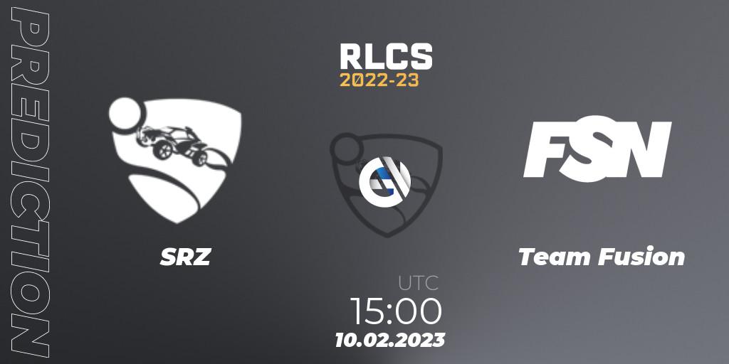SRZ - Team Fusion: Maç tahminleri. 10.02.2023 at 15:00, Rocket League, RLCS 2022-23 - Winter: Sub-Saharan Africa Regional 2 - Winter Cup