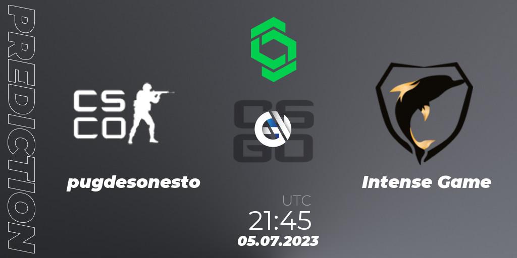 pugdesonesto - Intense Game: Maç tahminleri. 05.07.2023 at 21:45, Counter-Strike (CS2), CCT South America Series #8: Closed Qualifier