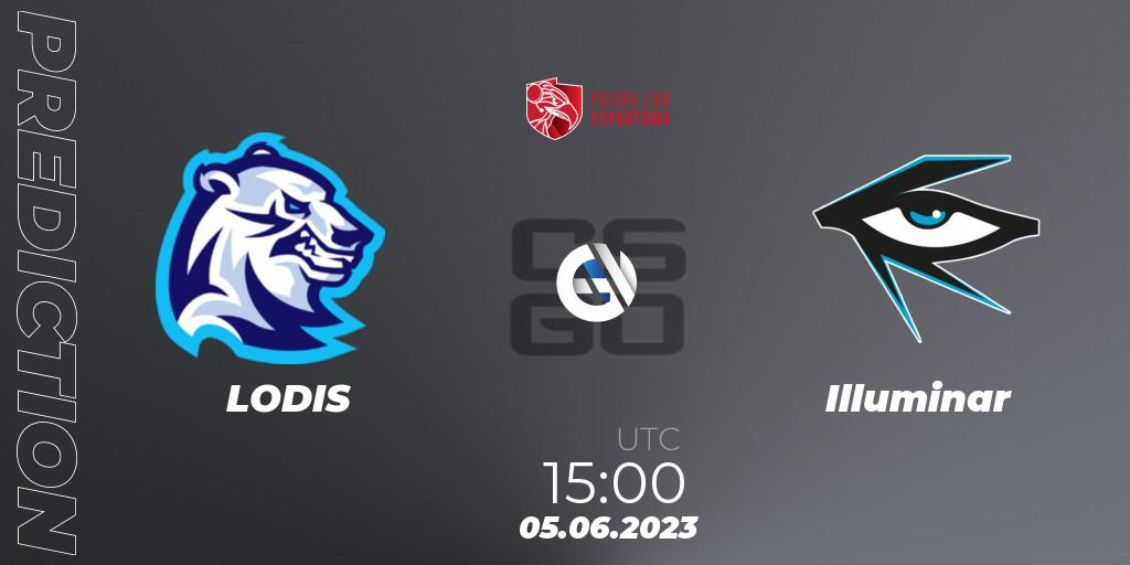 LODIS - Illuminar: Maç tahminleri. 05.06.23, CS2 (CS:GO), Polish Esports League 2023 Split 2