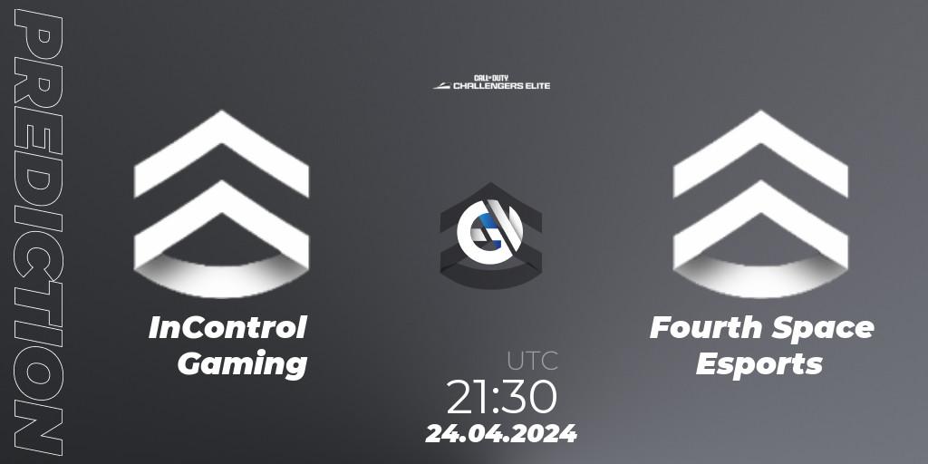 InControl Gaming - Fourth Space Esports: Maç tahminleri. 24.04.2024 at 22:00, Call of Duty, Call of Duty Challengers 2024 - Elite 2: NA
