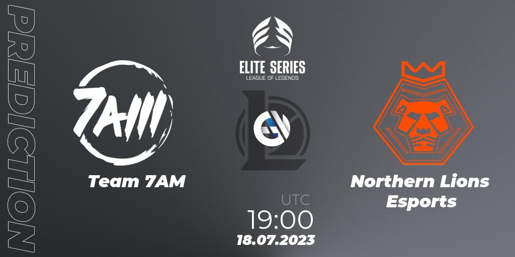 Team 7AM - Northern Lions Esports: Maç tahminleri. 18.07.2023 at 19:00, LoL, Elite Series Summer 2023