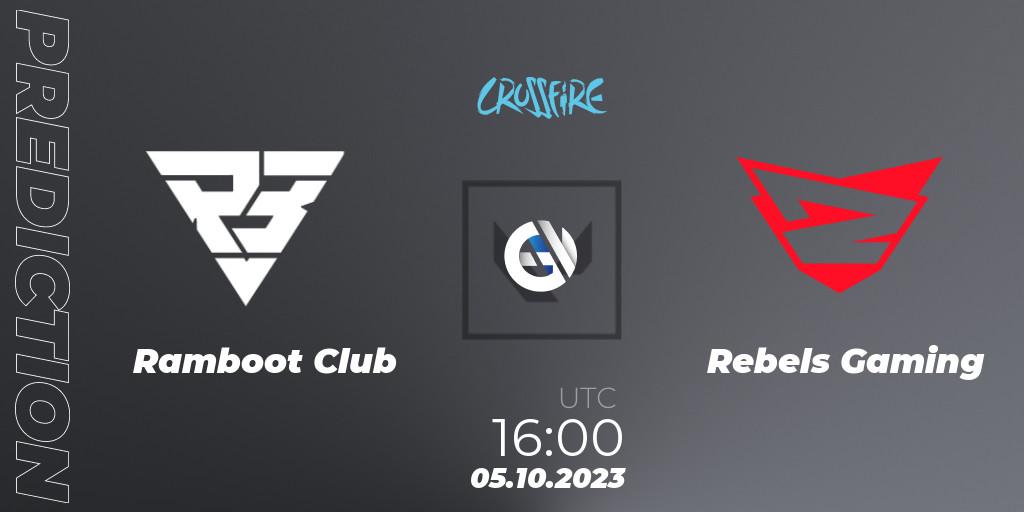 Ramboot Club - Rebels Gaming: Maç tahminleri. 05.10.2023 at 16:00, VALORANT, LVP - Crossfire Cup 2023: Contenders #1