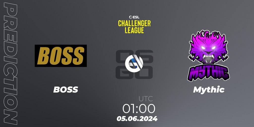 BOSS - Mythic: Maç tahminleri. 05.06.2024 at 01:00, Counter-Strike (CS2), ESL Challenger League Season 47: North America