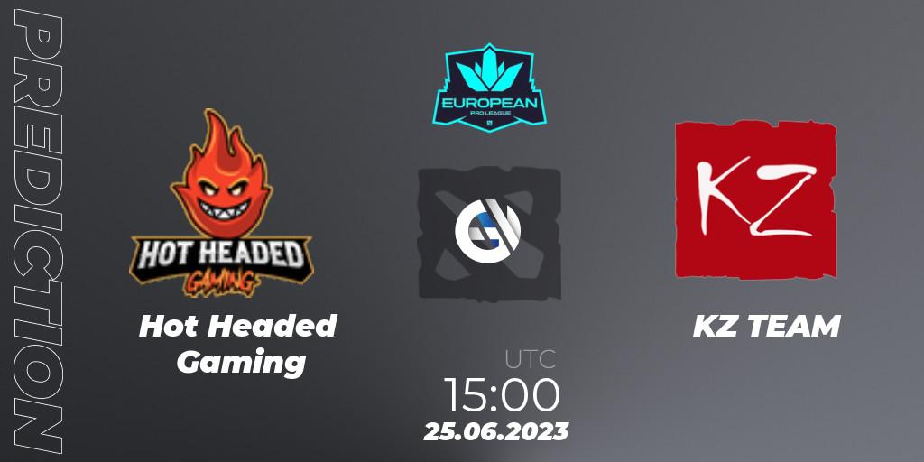 Hot Headed Gaming - KZ TEAM: Maç tahminleri. 25.06.2023 at 15:01, Dota 2, European Pro League Season 10