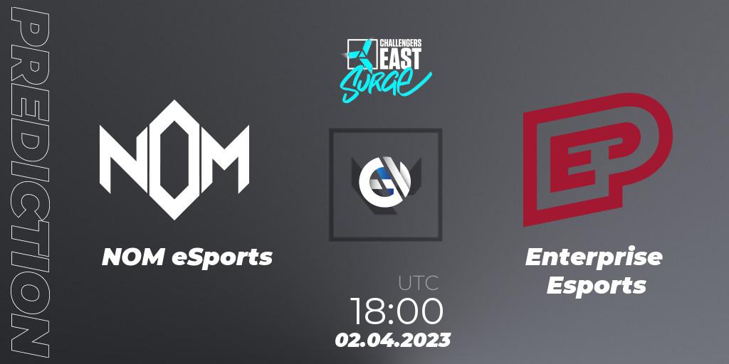 NOM eSports - Enterprise Esports: Maç tahminleri. 02.04.23, VALORANT, VALORANT Challengers 2023 East: Surge Split 2