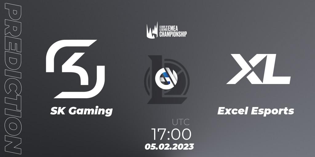 SK Gaming - Excel Esports: Maç tahminleri. 05.02.2023 at 17:00, LoL, LEC Winter 2023 - Stage 1