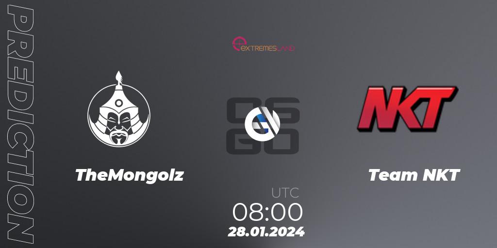 TheMongolz - Team NKT: Maç tahminleri. 28.01.2024 at 07:00, Counter-Strike (CS2), eXTREMESLAND 2023