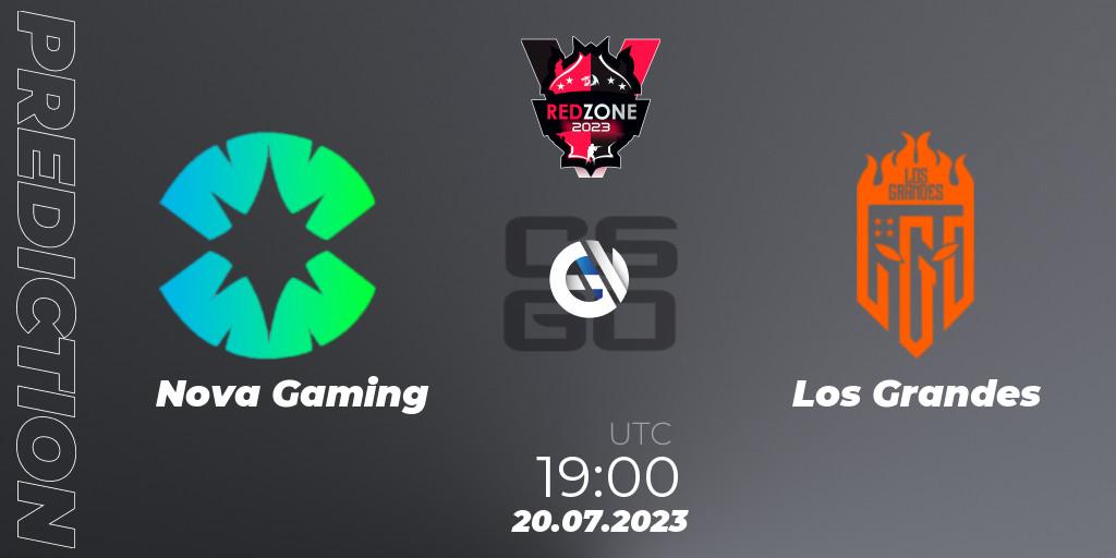 Nova Gaming - Los Grandes: Maç tahminleri. 20.07.2023 at 19:00, Counter-Strike (CS2), RedZone PRO League Season 5