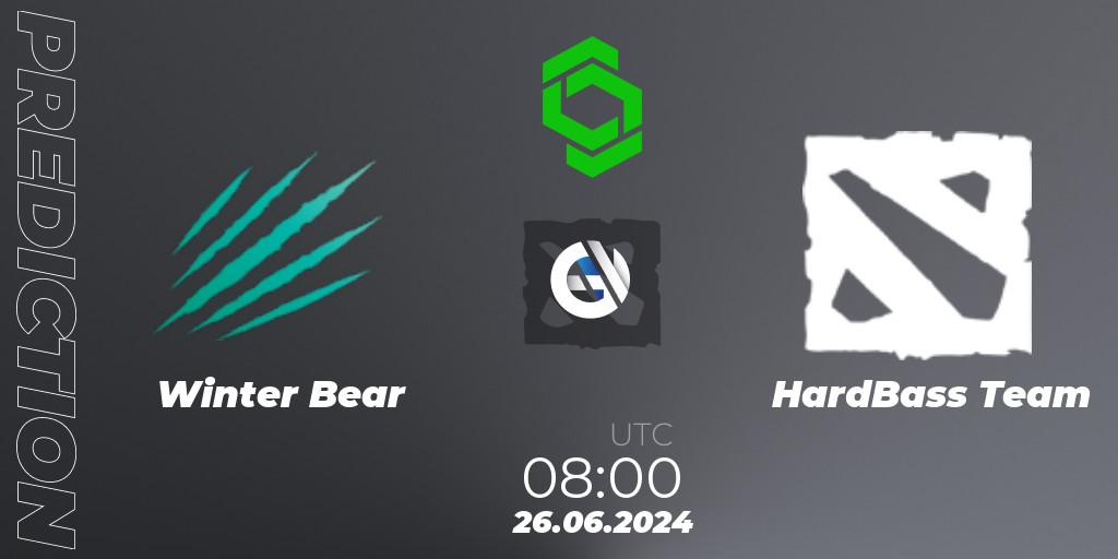 Winter Bear - HardBass Team: Maç tahminleri. 26.06.2024 at 08:00, Dota 2, CCT Dota 2 Series 1