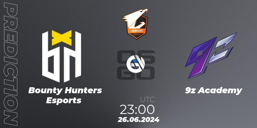 Bounty Hunters Esports - 9z Academy: Maç tahminleri. 26.06.2024 at 23:00, Counter-Strike (CS2), Aorus League 2024 Season 1: Brazil