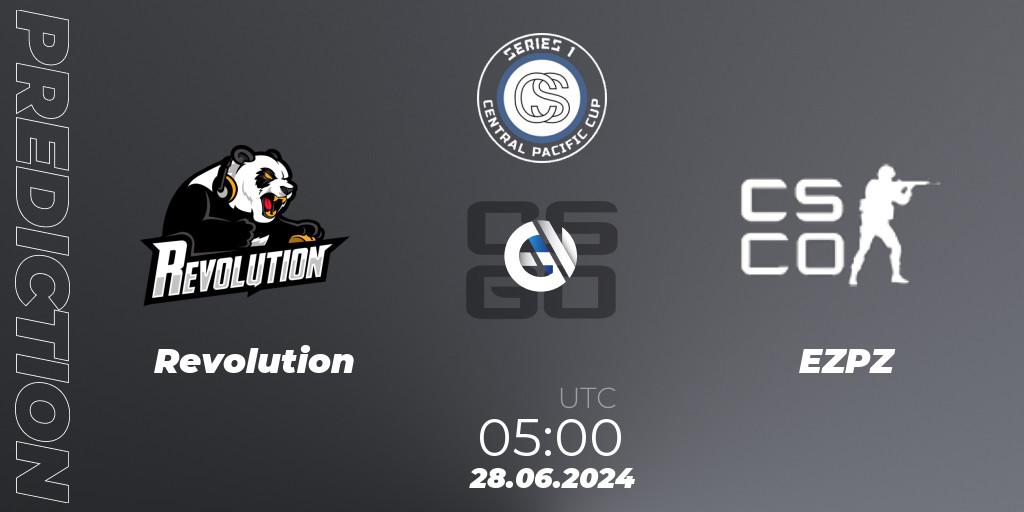 Revolution - EZPZ: Maç tahminleri. 27.06.2024 at 02:00, Counter-Strike (CS2), Central Pacific Cup: Series 1