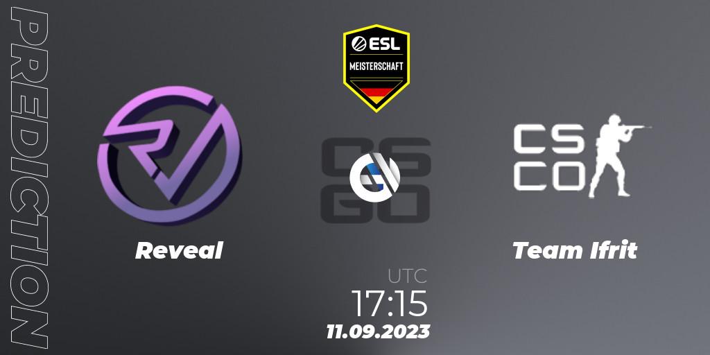 Reveal - Team Ifrit: Maç tahminleri. 11.09.2023 at 17:15, Counter-Strike (CS2), ESL Meisterschaft: Autumn 2023
