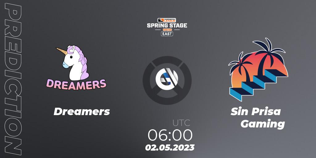 Dreamers - Sin Prisa Gaming: Maç tahminleri. 02.05.2023 at 06:00, Overwatch, Overwatch League 2023 - Spring Stage Opens