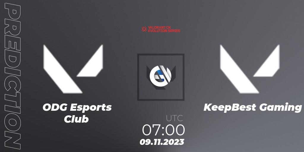 ODG Esports Club - KeepBest Gaming: Maç tahminleri. 09.11.2023 at 07:00, VALORANT, VALORANT China Evolution Series Act 3: Heritability - Play-In