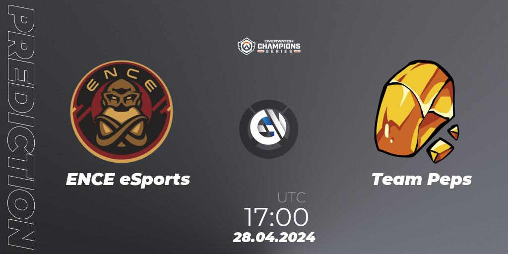 ENCE eSports - Team Peps: Maç tahminleri. 28.04.2024 at 17:00, Overwatch, Overwatch Champions Series 2024 - EMEA Stage 2 Main Event