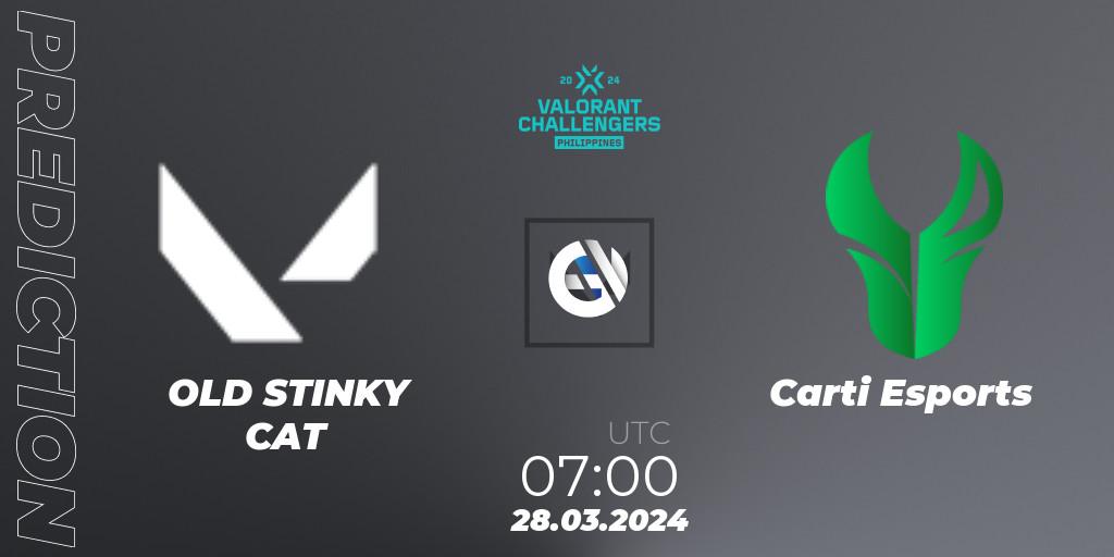 OLD STINKY CAT - Carti Esports: Maç tahminleri. 28.03.2024 at 07:00, VALORANT, VALORANT Challengers 2024 Philippines: Split 1