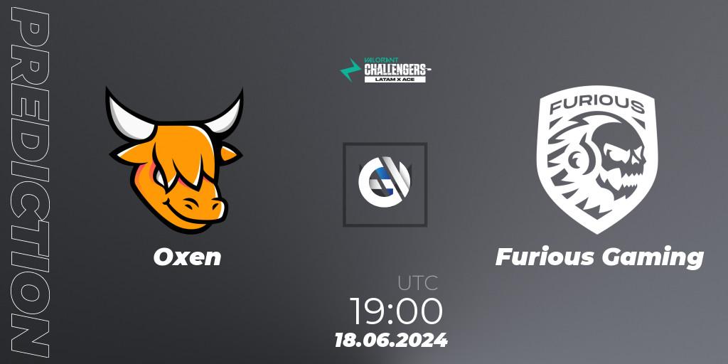 Oxen - Furious Gaming: Maç tahminleri. 18.06.2024 at 19:00, VALORANT, VALORANT Challengers 2024 LAS: Split 2