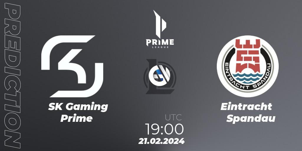 SK Gaming Prime - Eintracht Spandau: Maç tahminleri. 21.02.24, LoL, Prime League Spring 2024 - Group Stage
