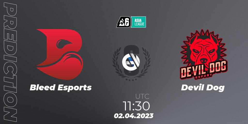Bleed Esports - Devil Dog: Maç tahminleri. 02.04.23, Rainbow Six, SEA League 2023 - Stage 1