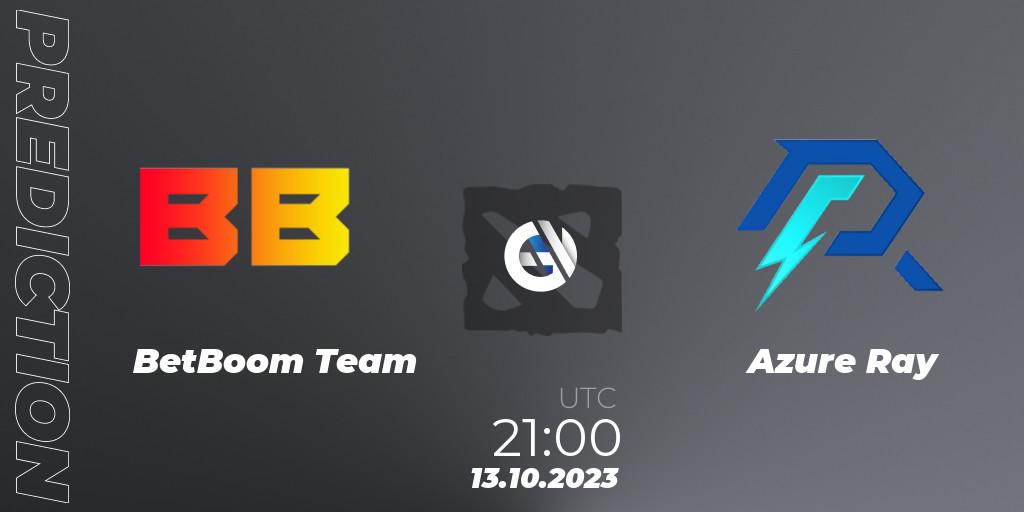 BetBoom Team - Azure Ray: Maç tahminleri. 13.10.2023 at 21:46, Dota 2, The International 2023 - Group Stage