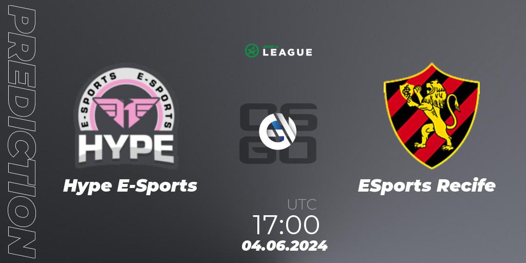 Hype E-Sports - ESports Recife: Maç tahminleri. 04.06.2024 at 17:00, Counter-Strike (CS2), ESEA Season 49: Open Division - South America
