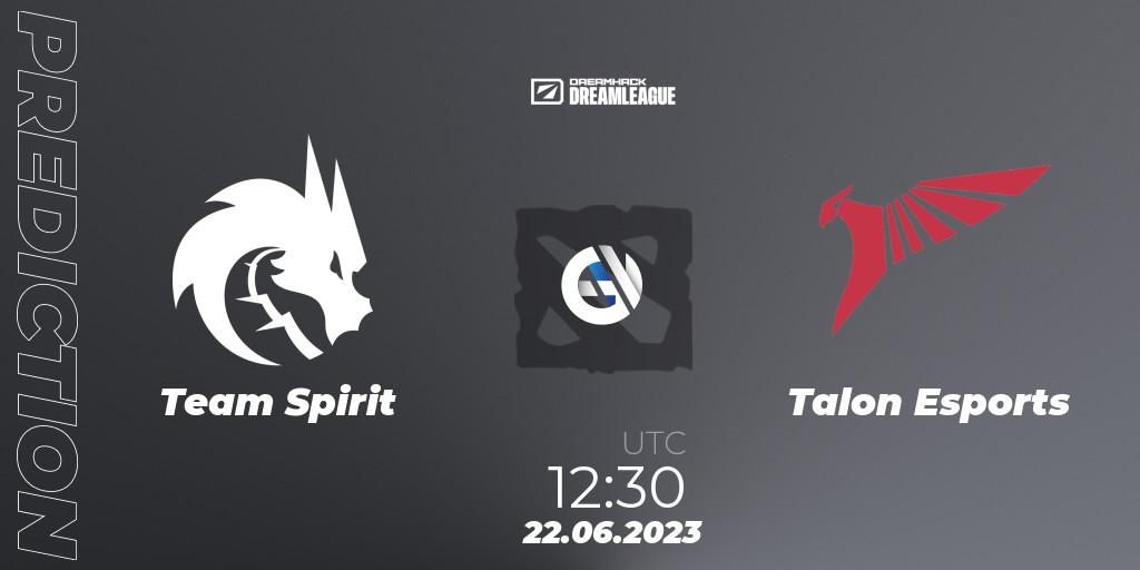 Team Spirit - Talon Esports: Maç tahminleri. 22.06.23, Dota 2, DreamLeague Season 20 - Group Stage 2