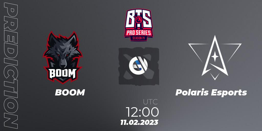 BOOM - Polaris Esports: Maç tahminleri. 11.02.2023 at 11:02, Dota 2, BTS Pro Series Season 14: Southeast Asia
