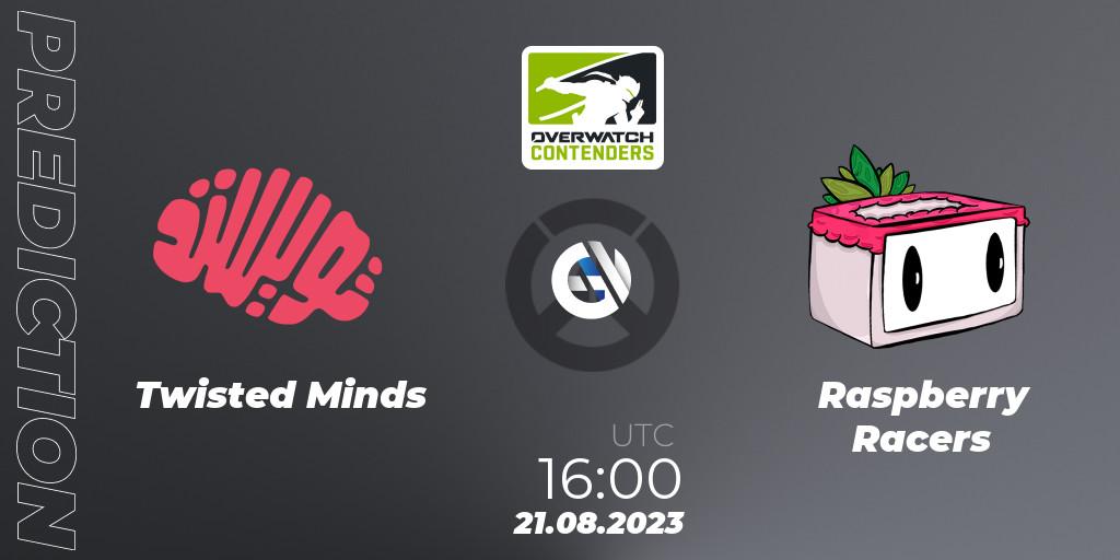 Twisted Minds - Raspberry Racers: Maç tahminleri. 21.08.2023 at 16:00, Overwatch, Overwatch Contenders 2023 Summer Series: Europe